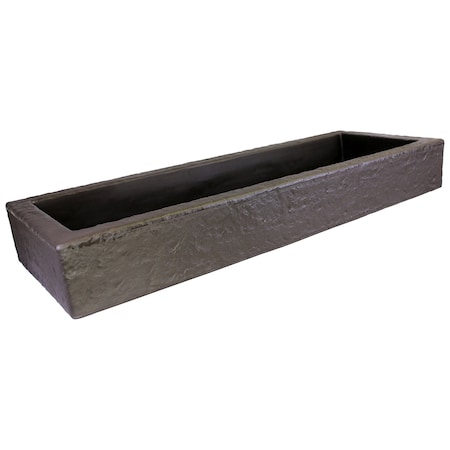 Emsco Group EMSCO Group 38in Low Profile Trough Planter, Bronze 2420-1